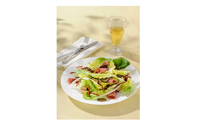 Ensalada provenzal con Mini Romana
